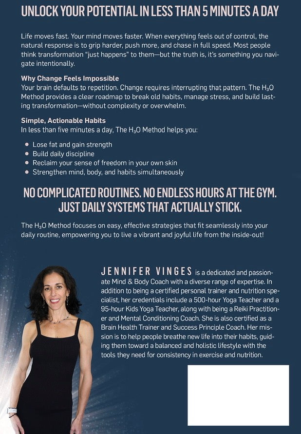 The H₃O Method: Hacks For Health And Happiness One Habit At A Time